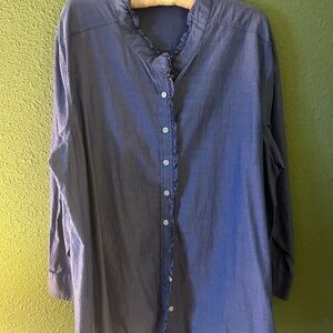 100% cotton sham long sleeve shirt